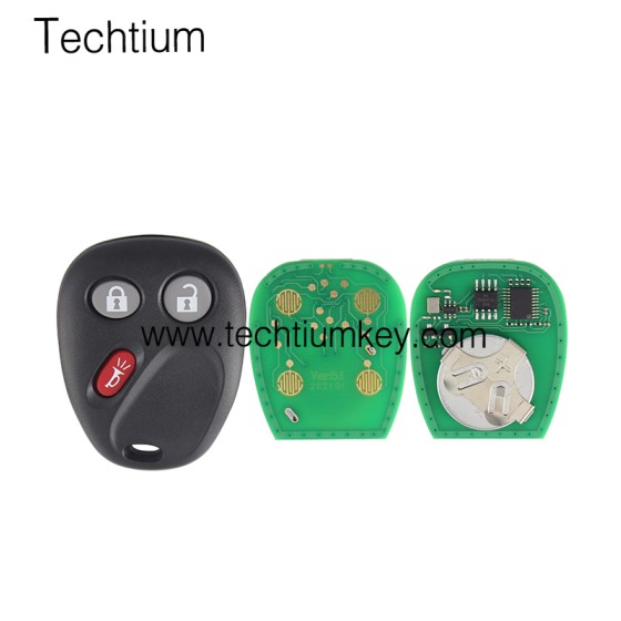 315Mhz FCC:LHJ011 3 button remote key for Cadillac